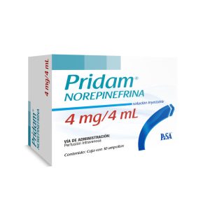 Norepinefrina 4mg-4ml - Pridam